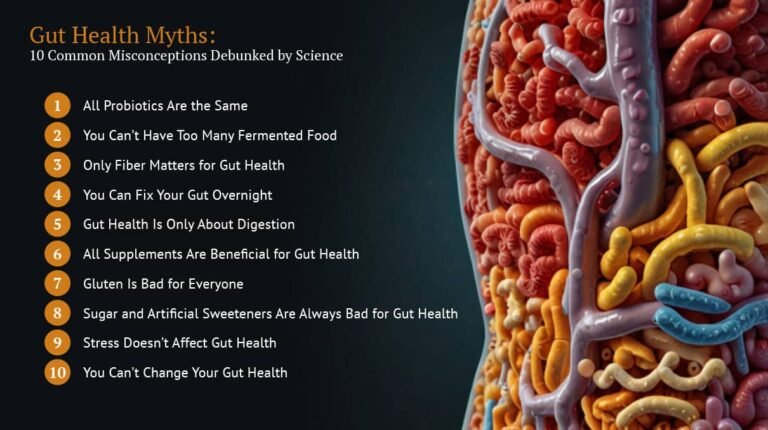 Gut Health Myths: 10 Common Misconceptions Debunked by Science