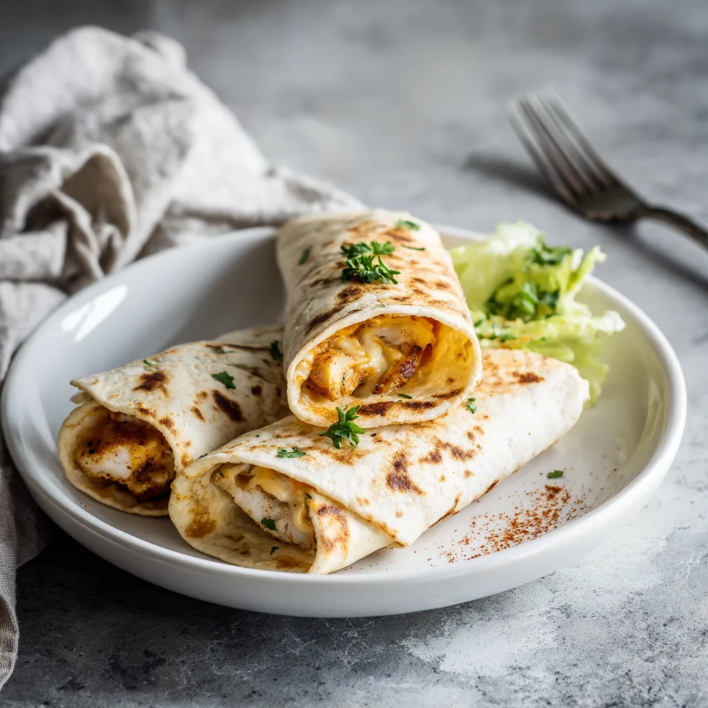 The Ultimate Cheesy Garlic Chicken Wraps: A Flavor Explosion in Every Bite