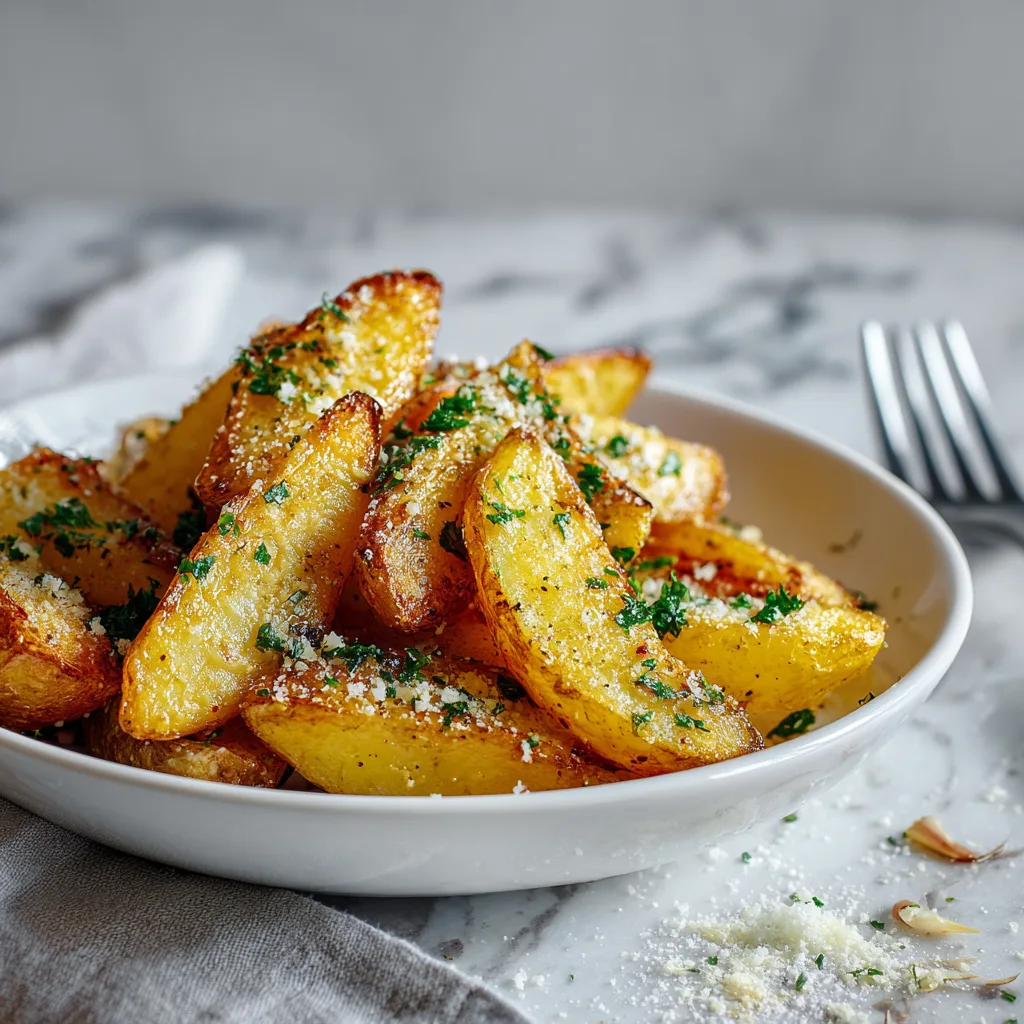 The Ultimate Guide to Crispy Garlic Parmesan Potato Wedges