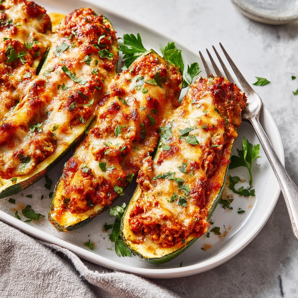 The Ultimate Cheesy Stuffed Zucchini Boats: A Low-Carb Family Favorite