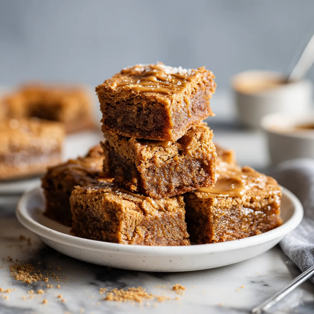 The Ultimate Gooey Biscoff Blondies: A Cookie Butter Lover’s Dream