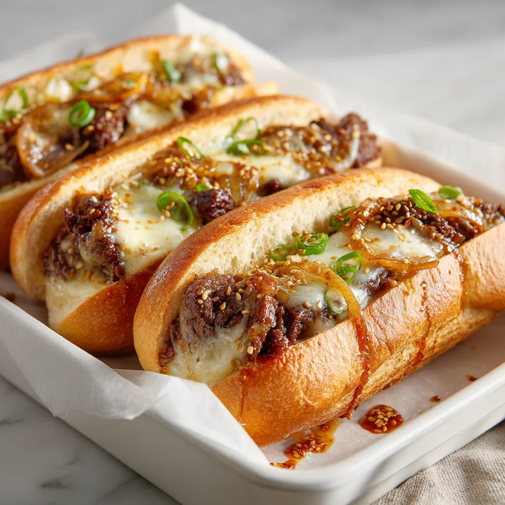 Spicy Bulgogi Cheesesteak: The Korean Fusion Sandwich You’ll Make on Repeat