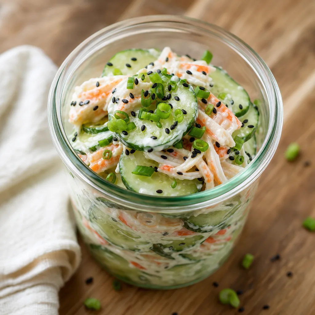 California Roll Cucumber Salad