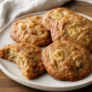 Banana bread-style cookies (chewy banana cookies)