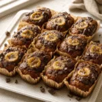 Banana chocolate mini loaves