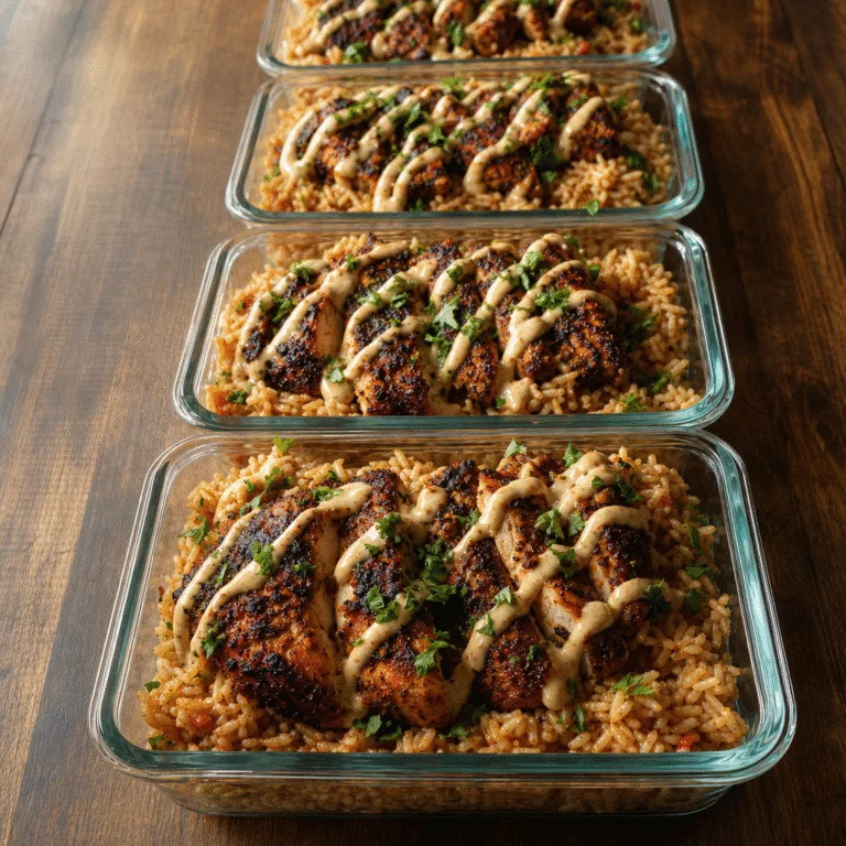 Cajun bowls (blackened chicken over seasoned rice)