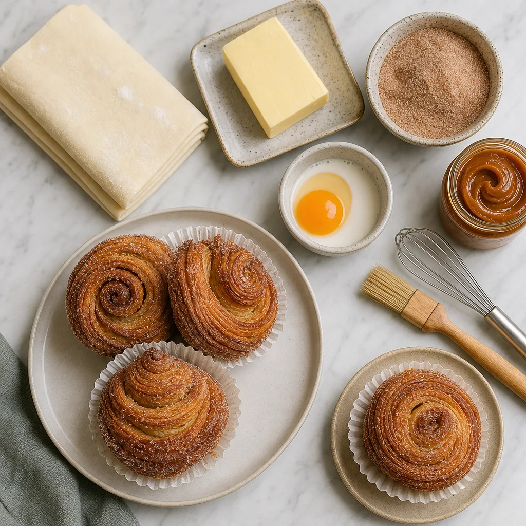 Ingredients for Churro cruffins